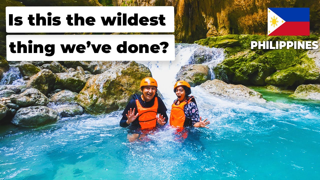 CAN'T BELIEVE WE DID THIS!! (Kawasan Canyoneering in Cebu, Philippines)
