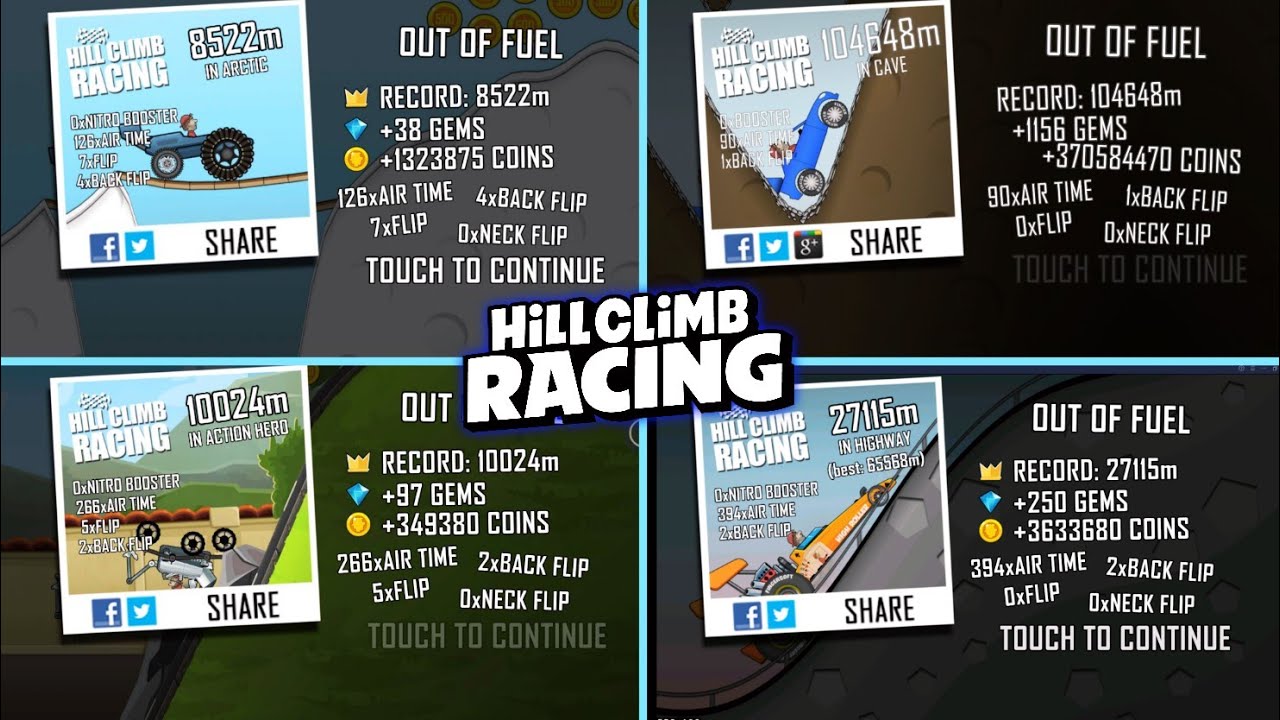 Hill Climb Racing: All New Records (December 2022)