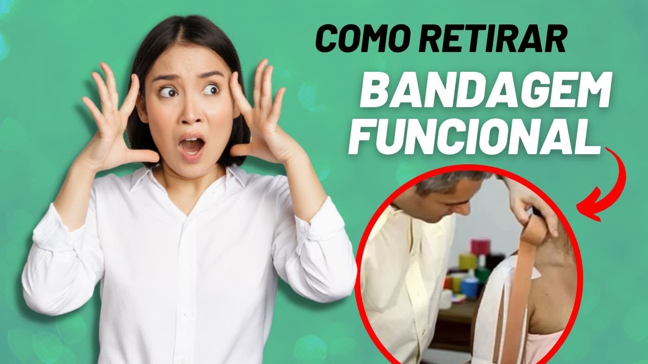 Como retirar a Bandagem Funcional após o uso Kinesio Tape? - #fisioterapiaintegrativa