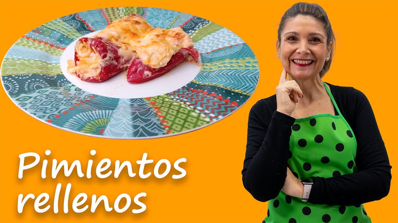 Mi receta de PIMIENTOS 🫑🫑🫑 Rellenos favorita: de ATÚN y SURIMI. Receta fácil y muy rica 😋