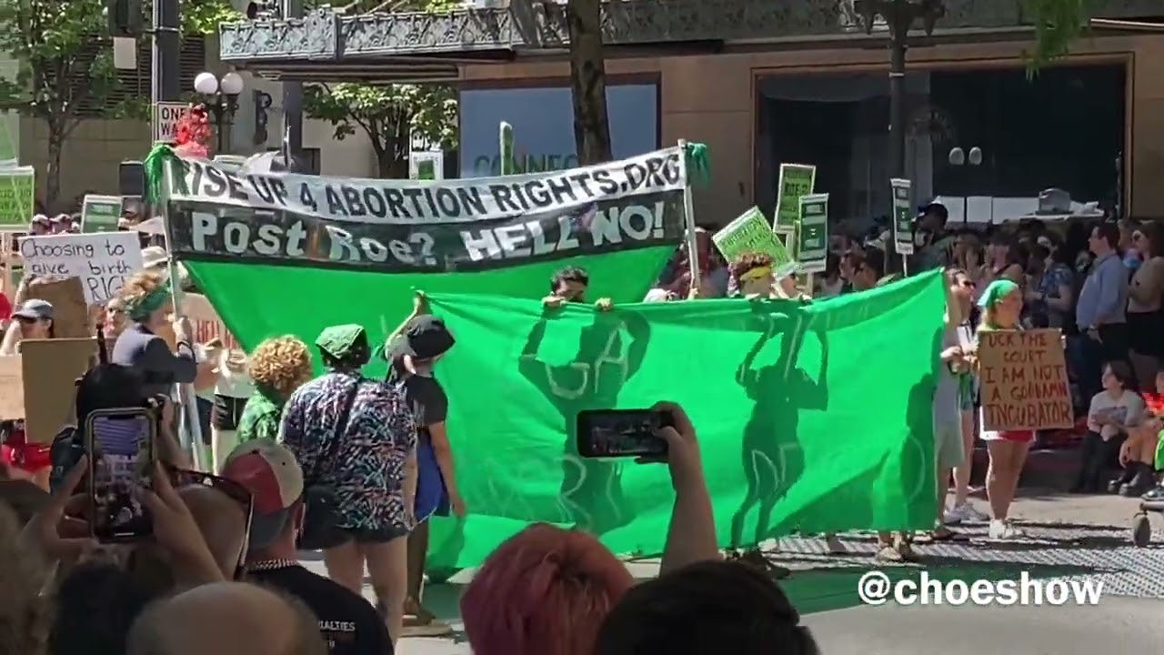 JUST NOW: Boy Scouts marching at Seattle Pride Parade