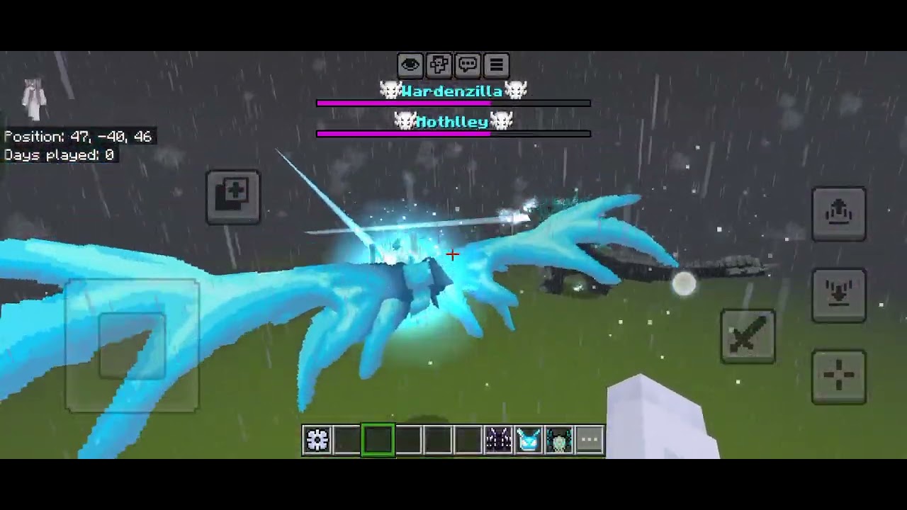 Wither Ghidorah vs Monthlley & Wardenzilla #minecraft 