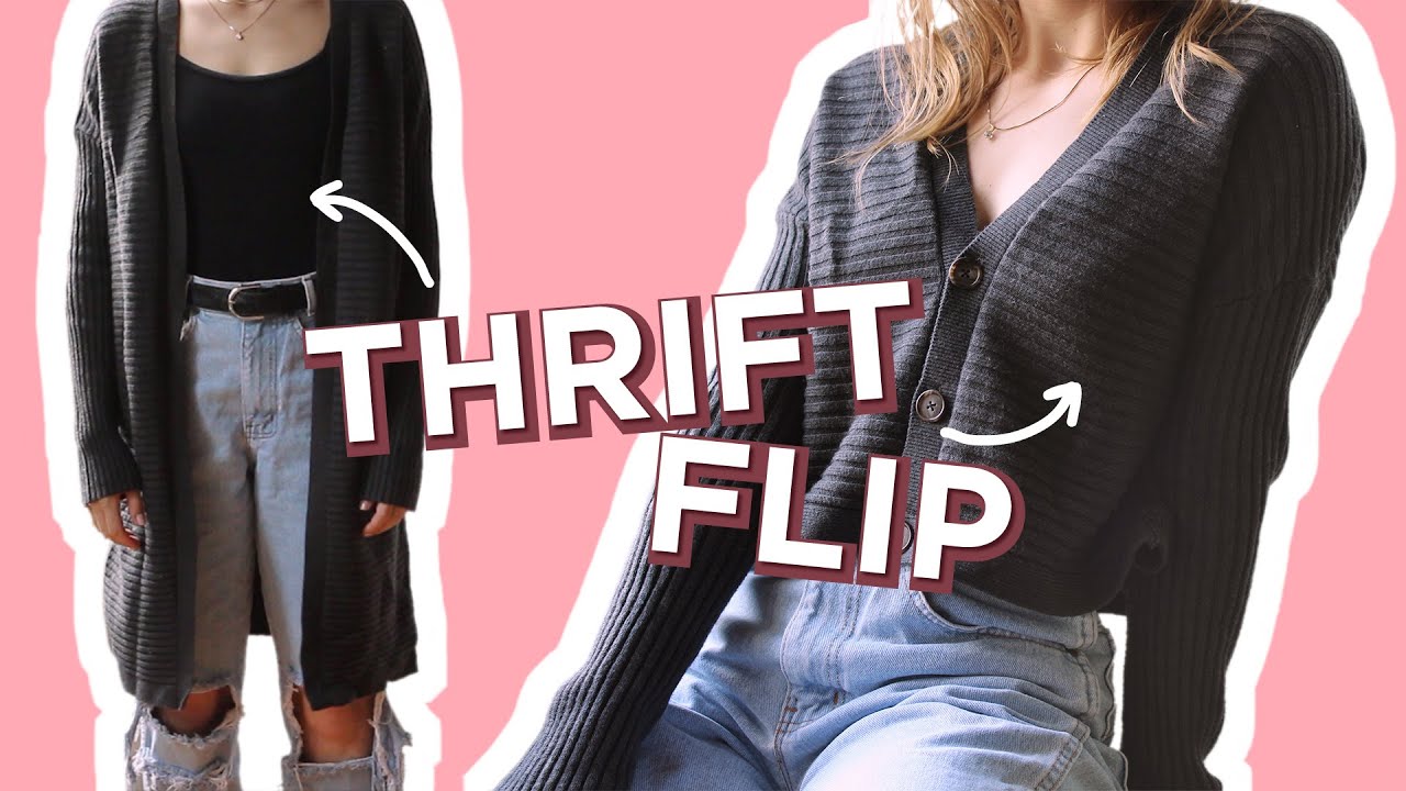 THRIFT FLIP for Beginners: EASY Sweater for Fall 2020 | DIY Trendy Top