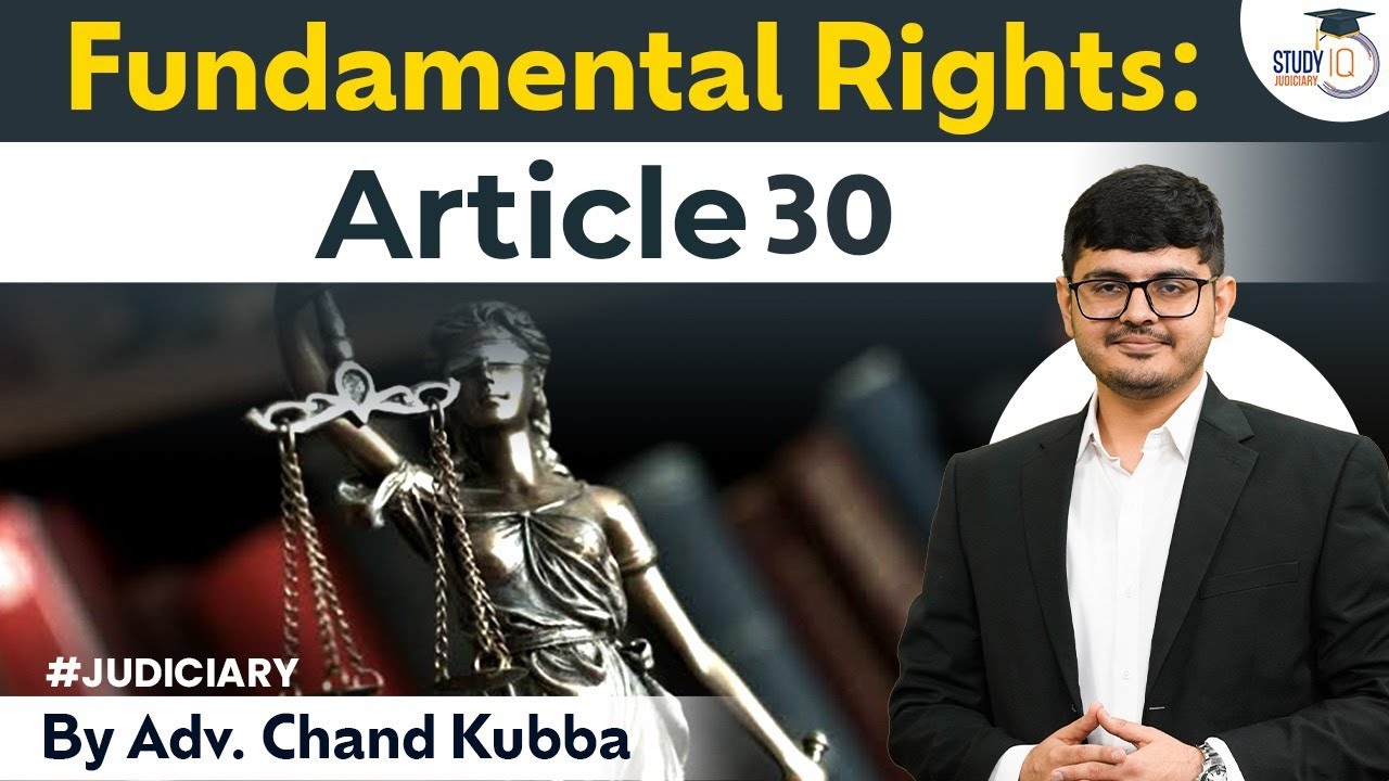 Article 30 | Right of Minorities to Establish and Administer Educational Institutions