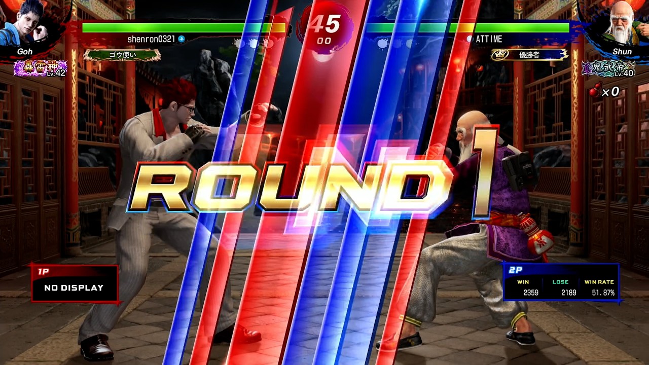 【VF5 R.E.V.O. 高段位戦】 轟雷神 日守剛 VS 鬼武帝 舜帝