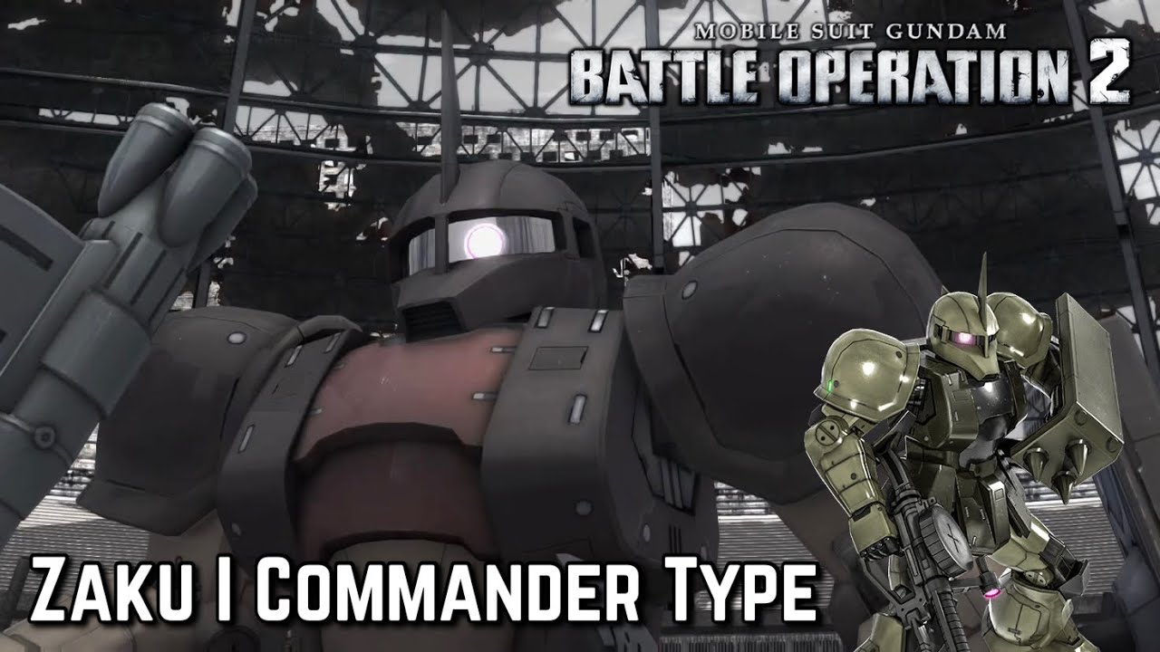 「GBO2」Zaku I Commander Type 5v5 Ace Match Gameplay (w/ Kyrnox)【バトオペ2】