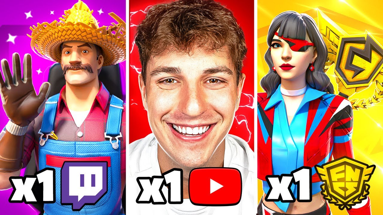 SZAMANFN vs KAŻDY TYP GRACZA w FORTNITE