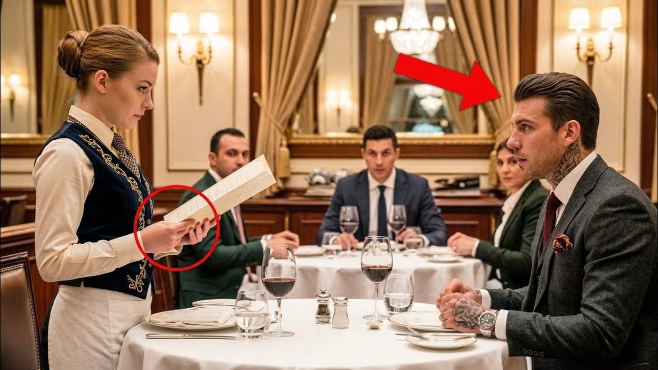 Sie kann nicht mal das Menü lesen!“ – Sekunden später macht die Kellnerin den Mafia-Boss sprachlos