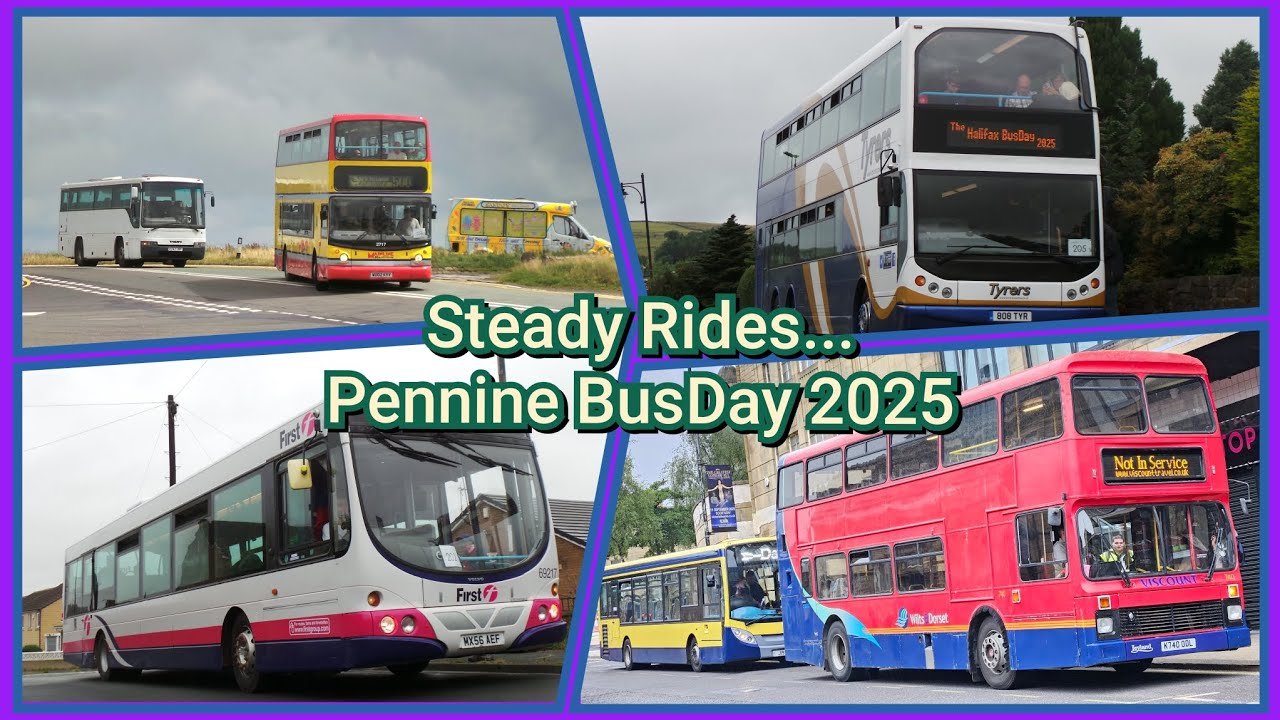 (SRE107) Steady Rides At The Pennine BusDay 2025