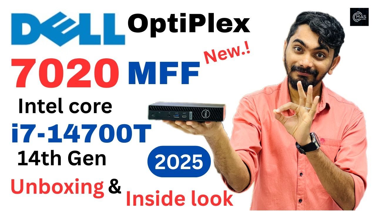 Dell OptiPlex 7020 MFF Mini i7-14700T Desktop Computer | 2025 | Unboxing and inside look