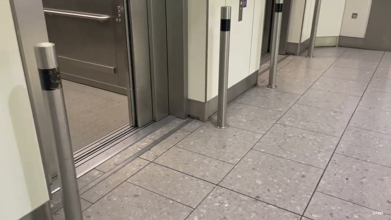 Kone monospace Lifts at Heathrow Airport Terminal 4 in London