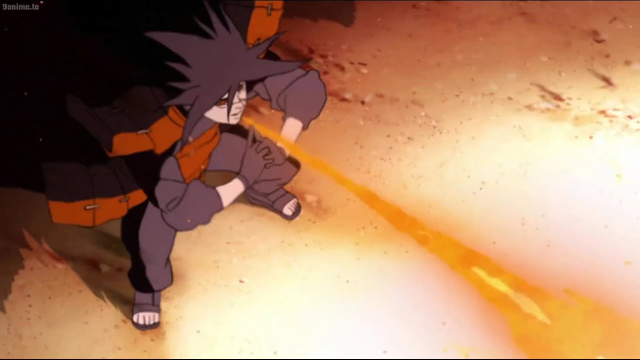 Madara Uchiha used Susanoo and Fire Release to single-handedly destroy the entire Shinobi Alliance.
