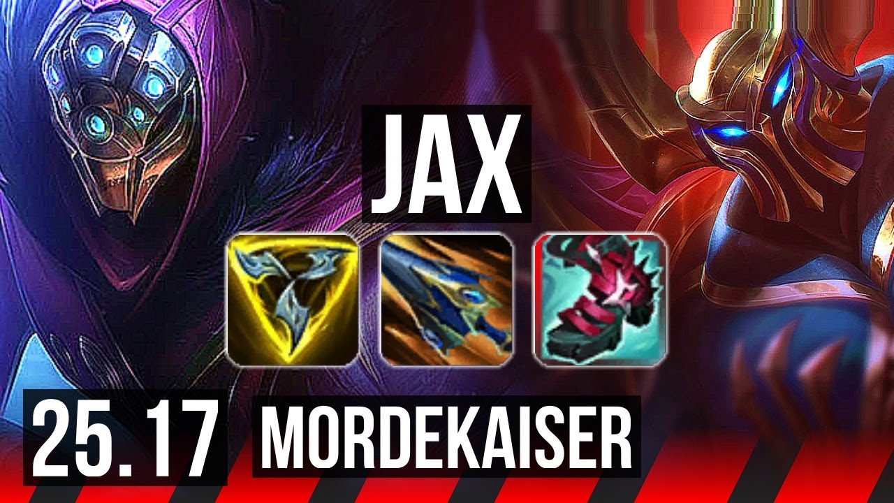 JAX vs MORDEKAISER (TOP) | 10 solo kills, Godlike, 14/3/3 | EUW Master | 25.17