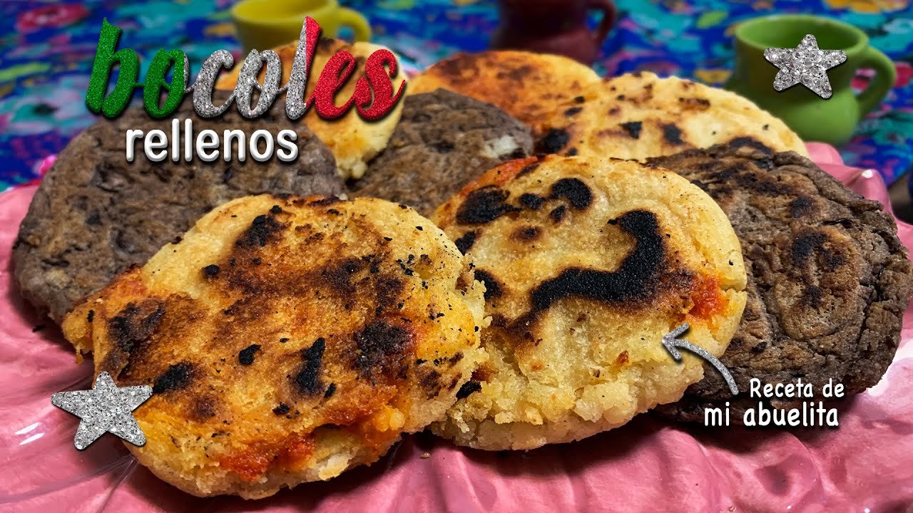 🇲🇽 BOCOLES VERACRUZANOS rellenos - Recetas MEXICANAS TRADICIONALES