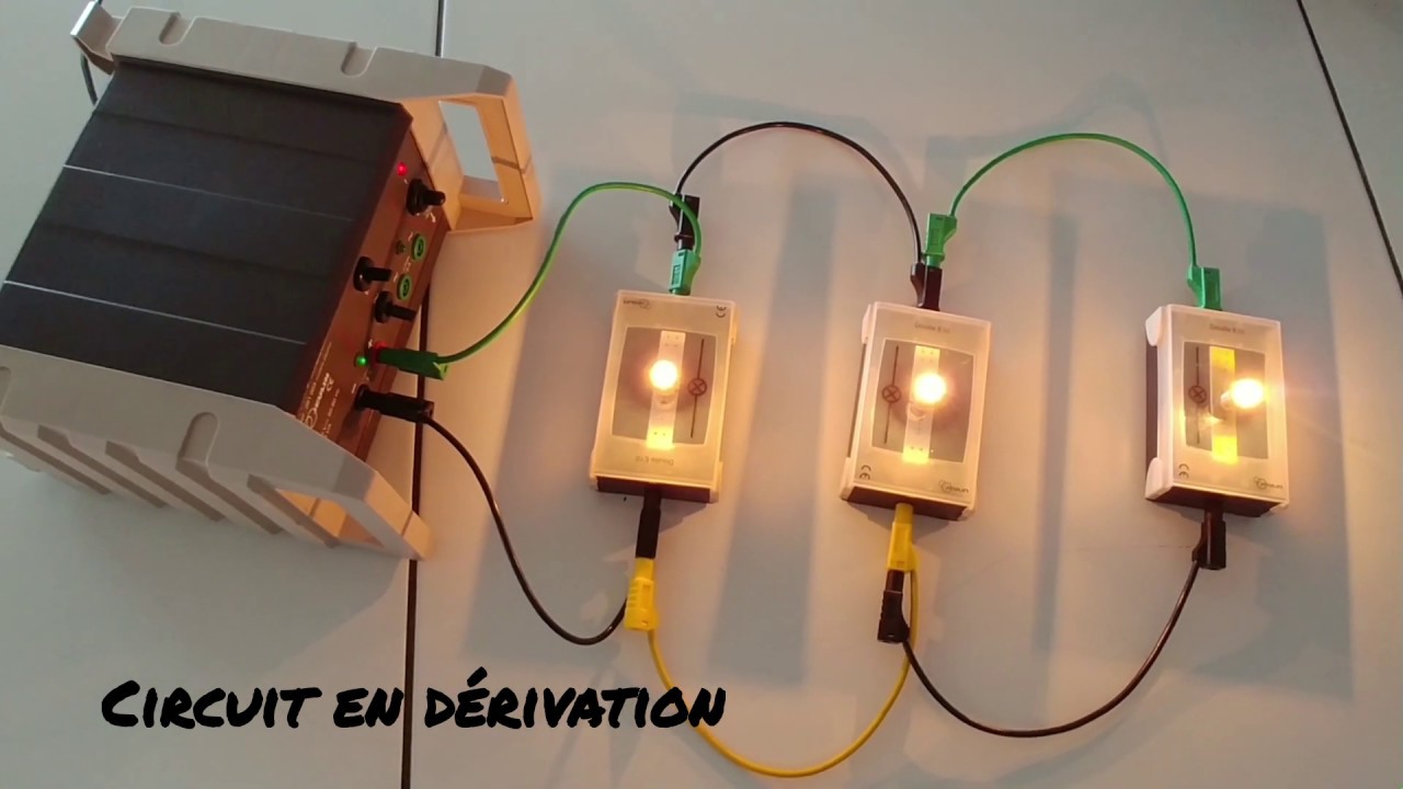 Série et dérivation : les différents types de circuits électriques.