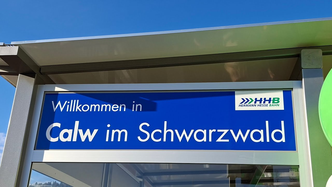 Impressionen der Eröffnung der Herrmann-Hesse Bahn in Calw