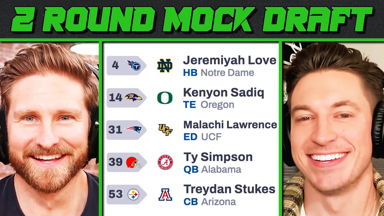NEW 2026 2-Round Mock Draft (Post Free Agency!)