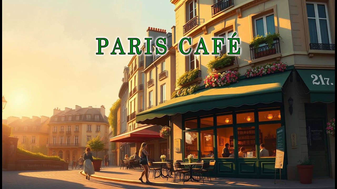 Happy Paris Cafe Music ☀️ Morning French Instrumental for Relax, Work & Coffee