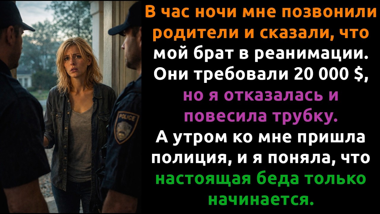Ночной звонок сказал, что мой БРАТ в реанимации... а утром я узнала, кто меня ПРЕДАЛ.