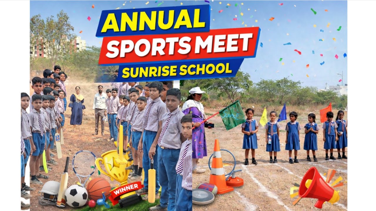Annual sports meet@sunriseemschool@Sunriseschool2014 