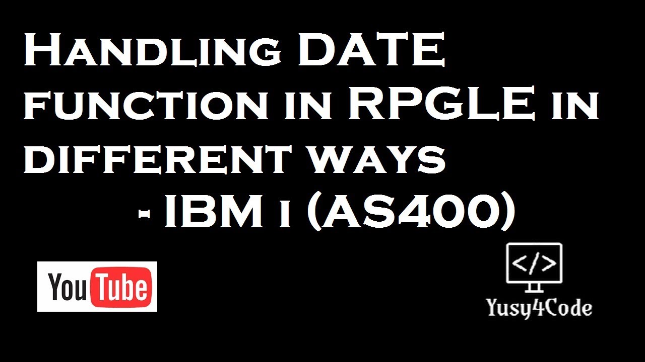 How to handle %Date function in RPGLE