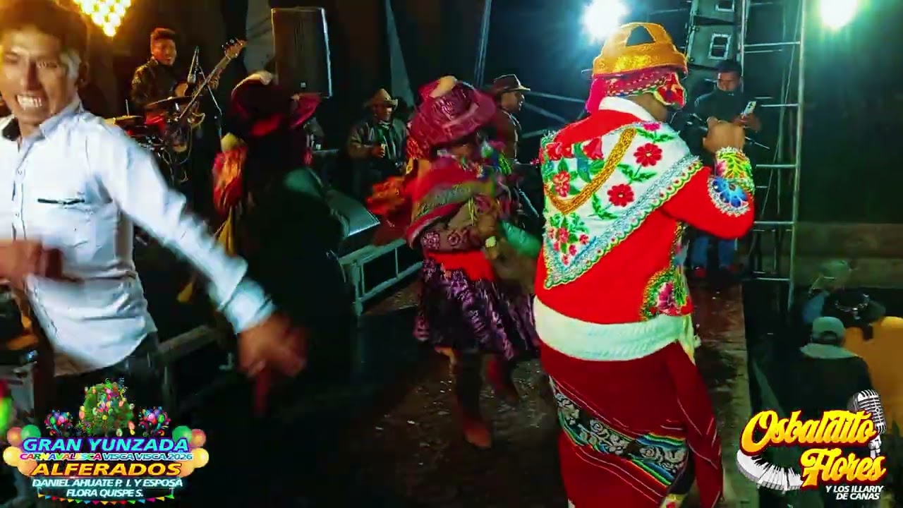 Osbaldito de flores y  Illariy de canas - en yunzada Visca Visca  Cayarani 2026