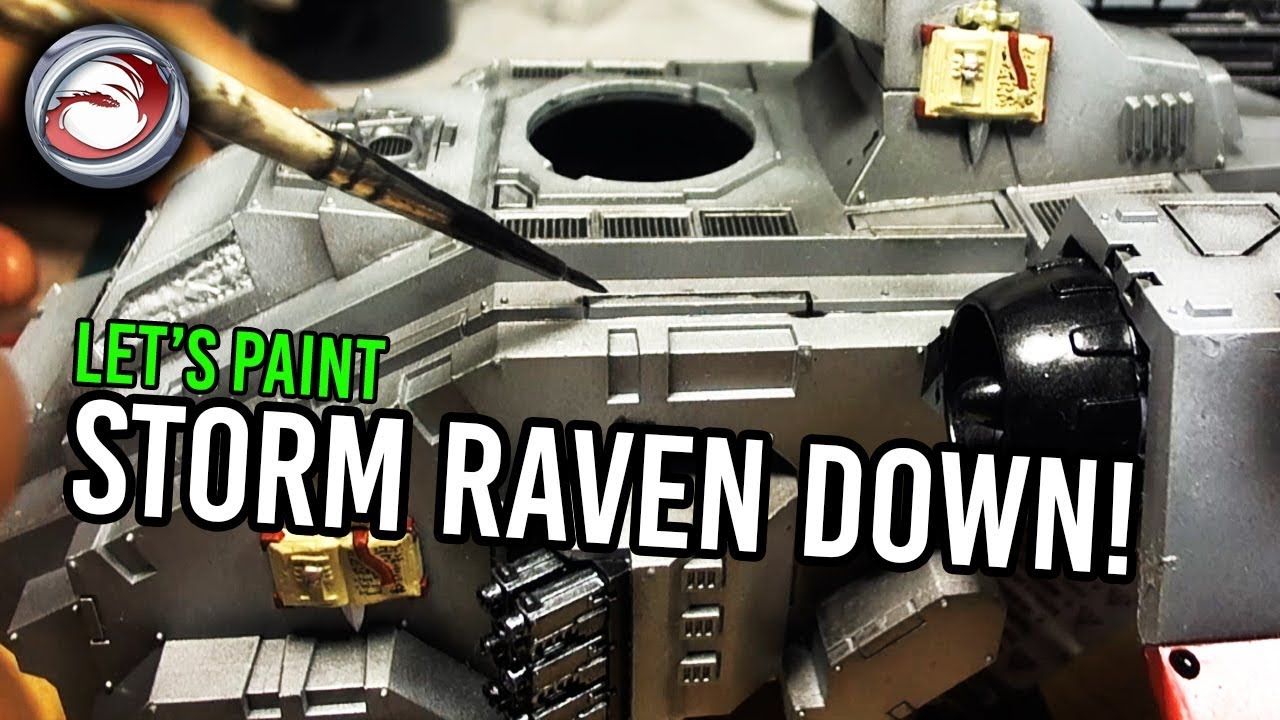 How to: Paint a Grey Knight Storm Raven