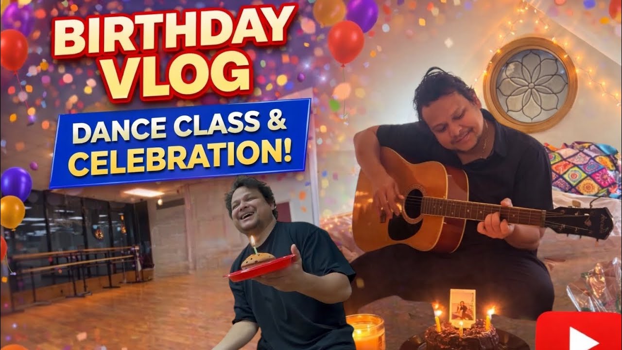My Birthday in USA 🇺🇸 | Birthday + Bollywood Dance Class 🎂💃 | Daily Vlog Krish Khatri 