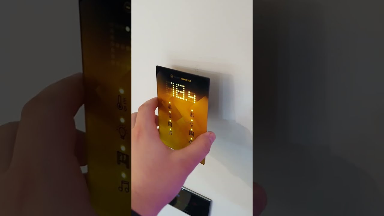 Montaj termostat KNX BES Cubik de la knxmag.ro