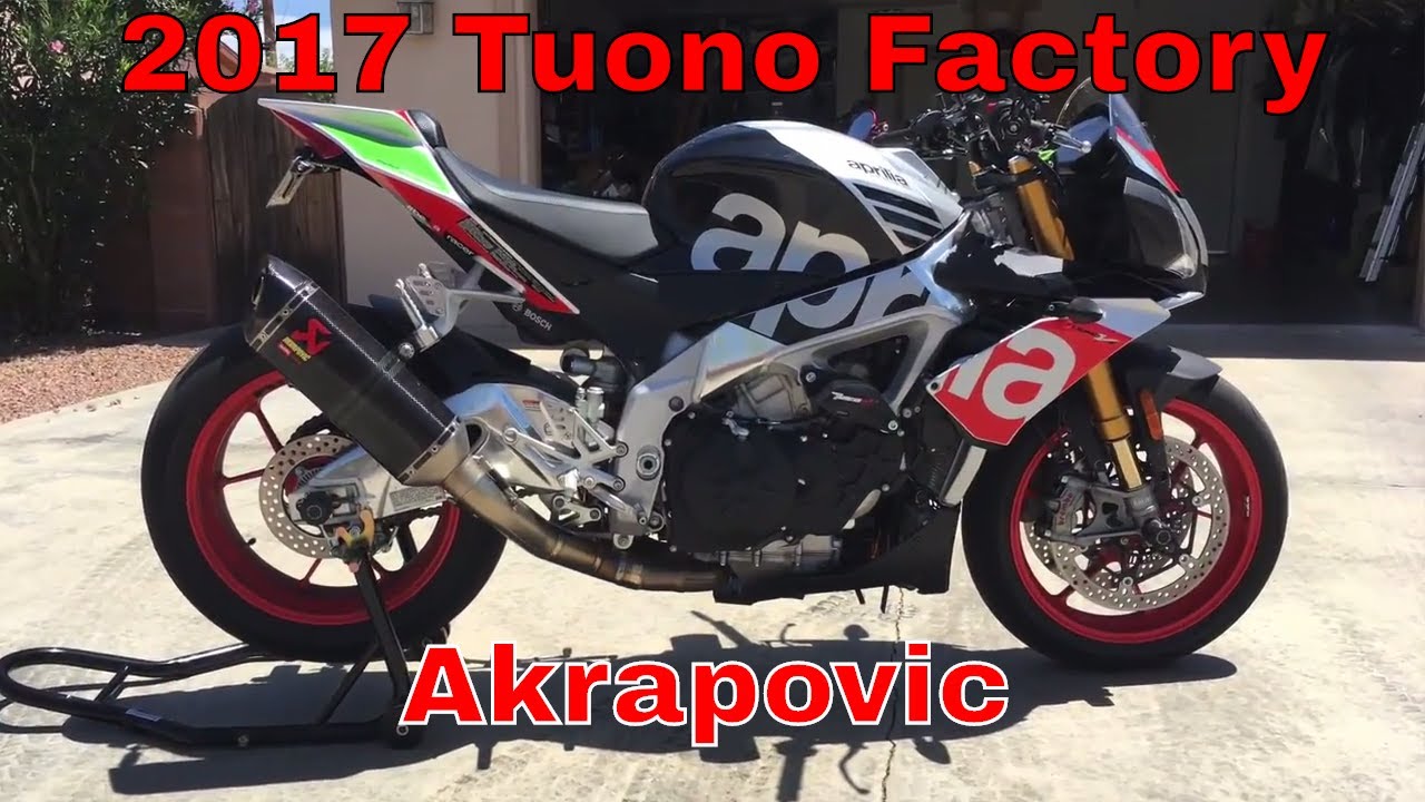 2017 Tuono Factory Akrapovic in the Mountains