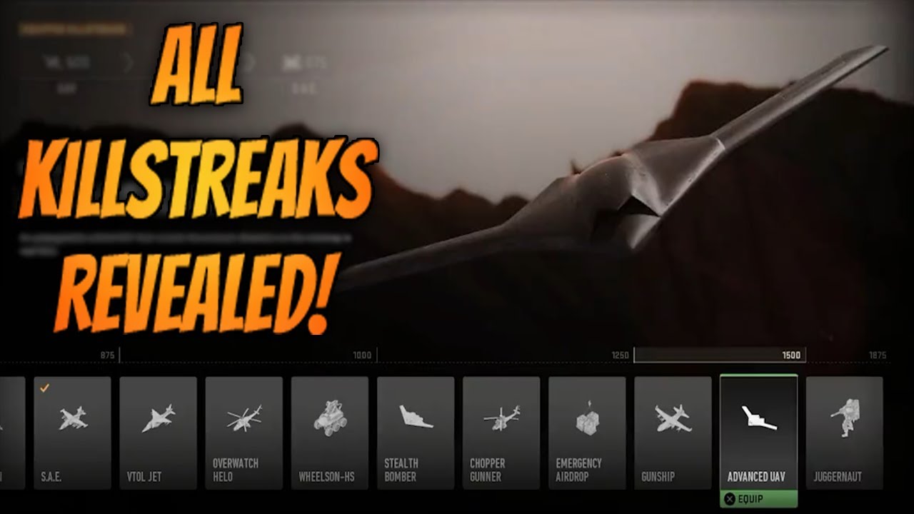 ALL Modern Warfare II Killstreaks REVEALED! Killstreak Showcase & Explanation for EVERY Streak!