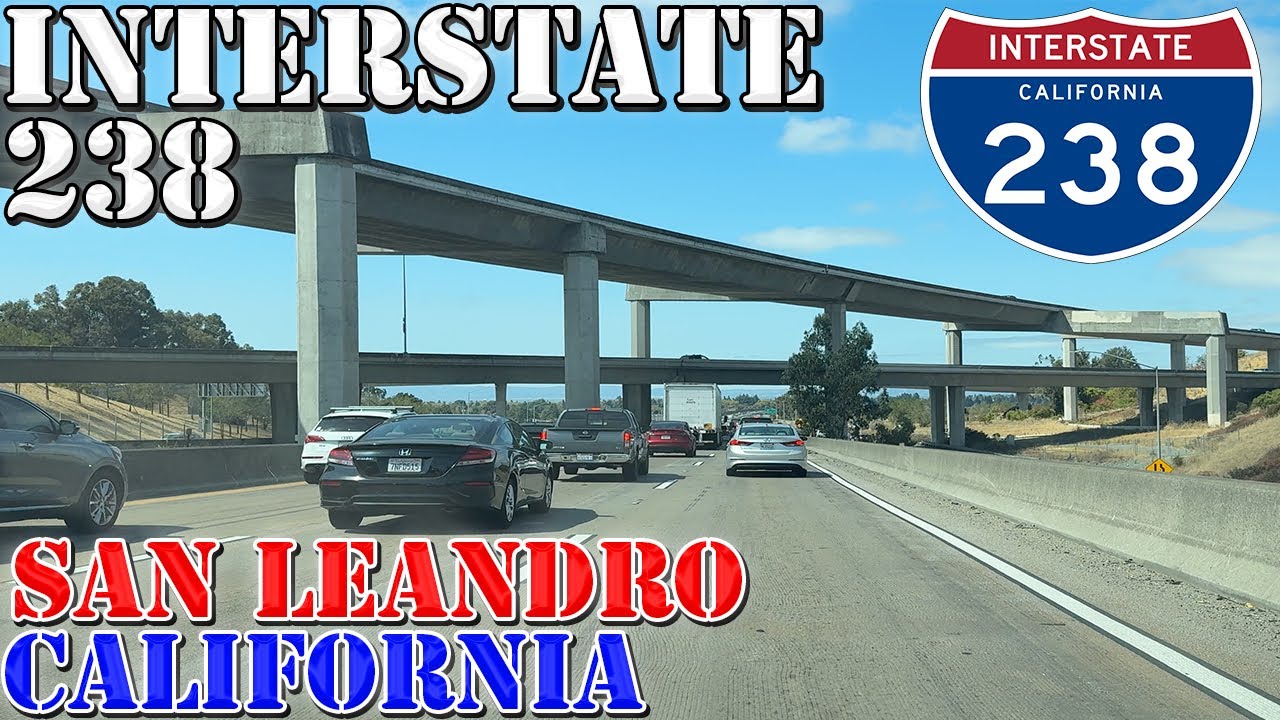 I-238 - STRANGEST Interstate Number - San Leandro - California - 4K Highway Drive