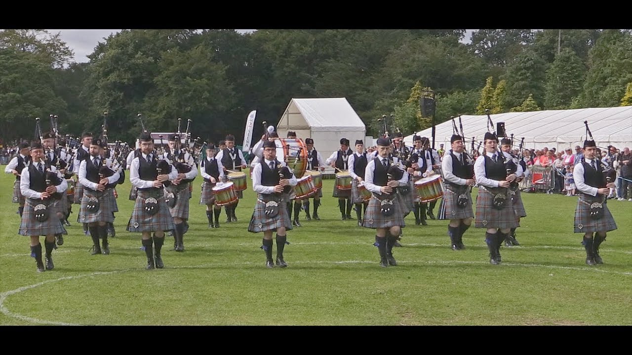 Boghall & Bathgate at the 2016 Scottish Pipe   Band Championships