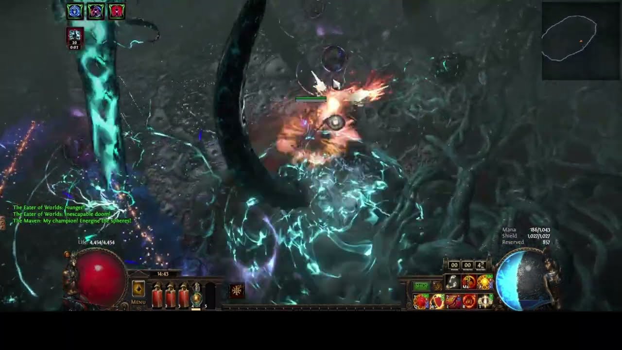 Vaal Flameblast Endgame Content Showcase