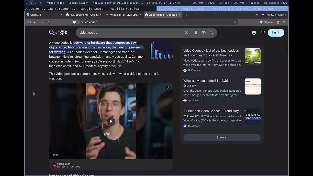coding a mini youtube because I can part 2