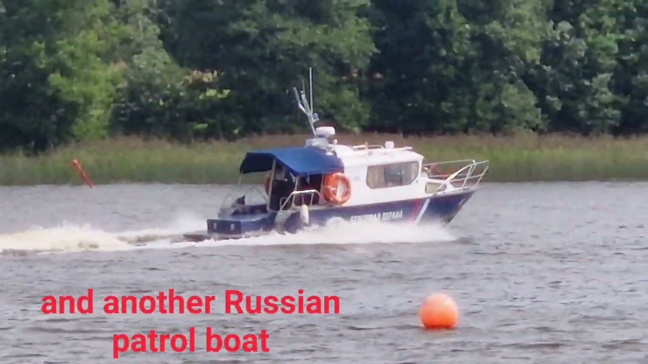Narva Riverboat Caroline -A river trip between Russia and Estonia