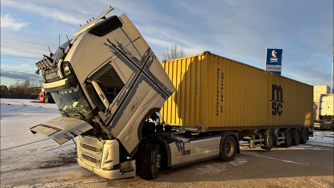 VOLVO НЕ ВЫДЕРЖАЛА ПЕРВЫЙ СУНДУК😀СУТКИ В СЕРВИСЕ,ЛЕЧИМ МОЧЕВИНУ