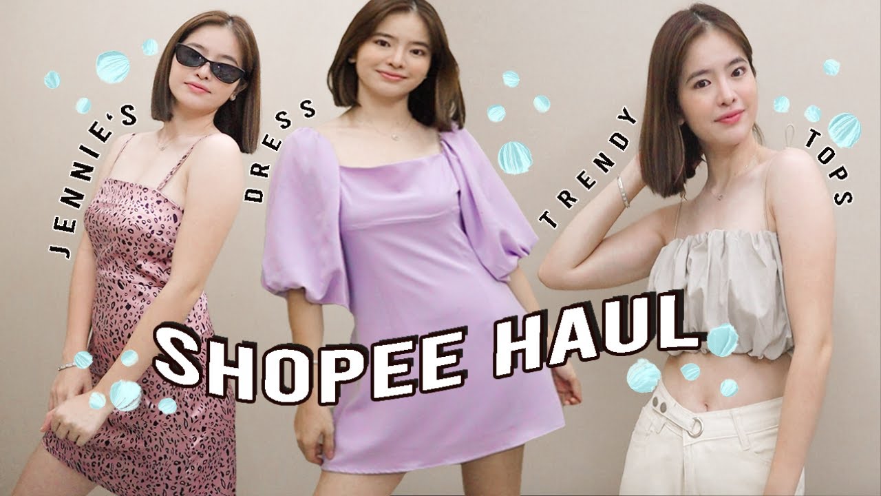 SHOPEE HAUL ❁ (trendy clothes + workout clothes)⎜TIN AGUILAR