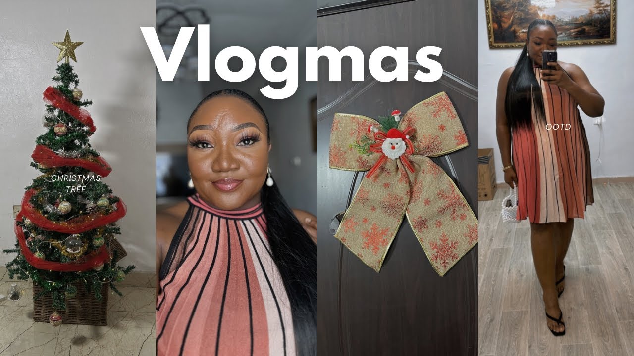 VLOGMAS 2024 | Setting up my Christmas tree, Detty December shenanigans & More
