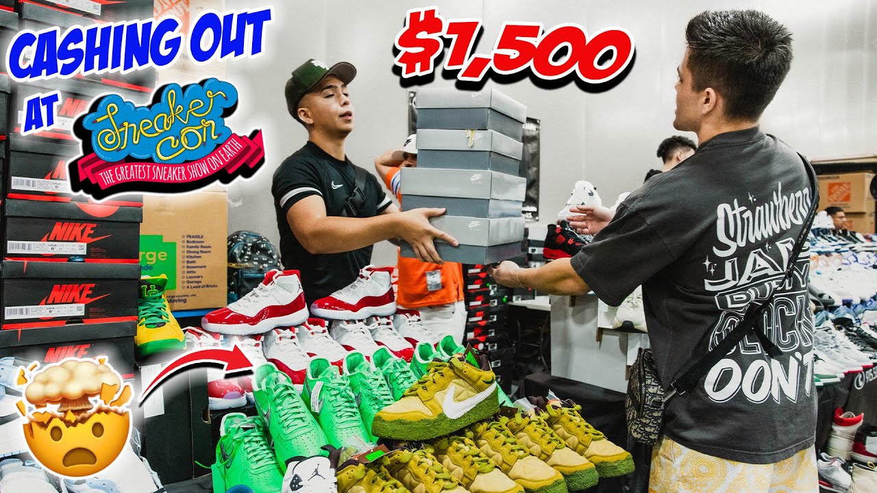 CASHING OUT AT SNEAKERCON PHOENIX 2022! *We spent $5,000 in 2 hours*
