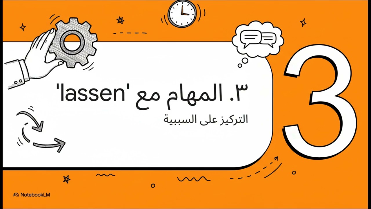 passive ohne werdenالمبني للمجهول  بدون  werden