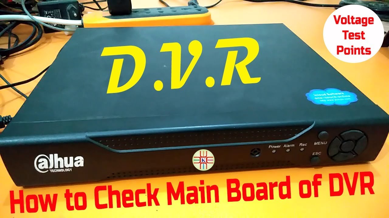 How to Check DVR Main Board and Measure Voltage on Test Points. Complete Detail in Urdu/Hindi