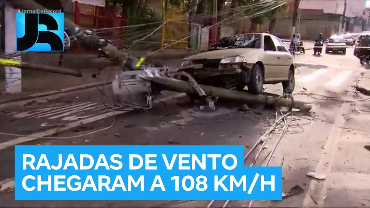 Temporal deixa quatro mortos em SP; mais de um milhão de casas estão sem energia elétrica