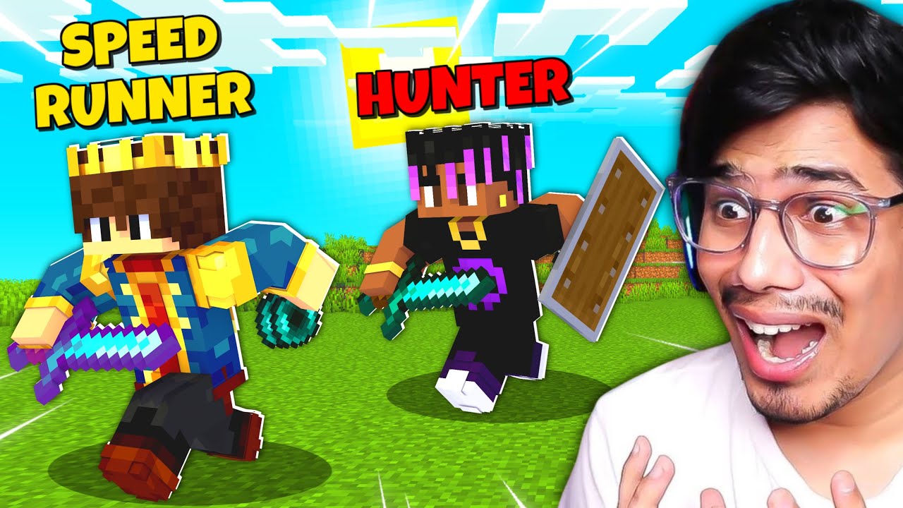 MINECRAFT SPEEDRUNNER VS HUNTER 😱(Manhunt)
