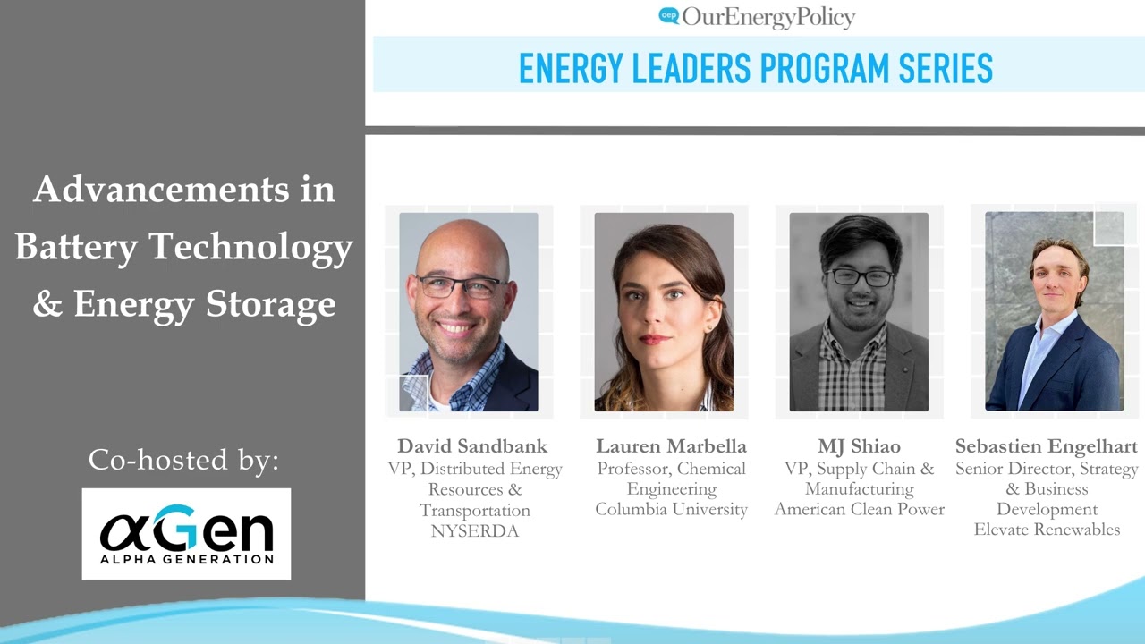 Advancements in Battery Technology & Energy Storage