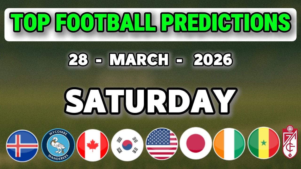 FOOTBALL PREDICTIONS TODAY 28 MARCH | LA LIGA 2 | INTERNATIONAL FRIENDLY | LEAGUE ONE | BETTING TIPS