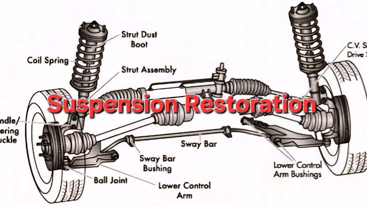Restore Steering Rack, Replace Control Arm Bushings & Ball Joint Toyota Camry #mechanicguide