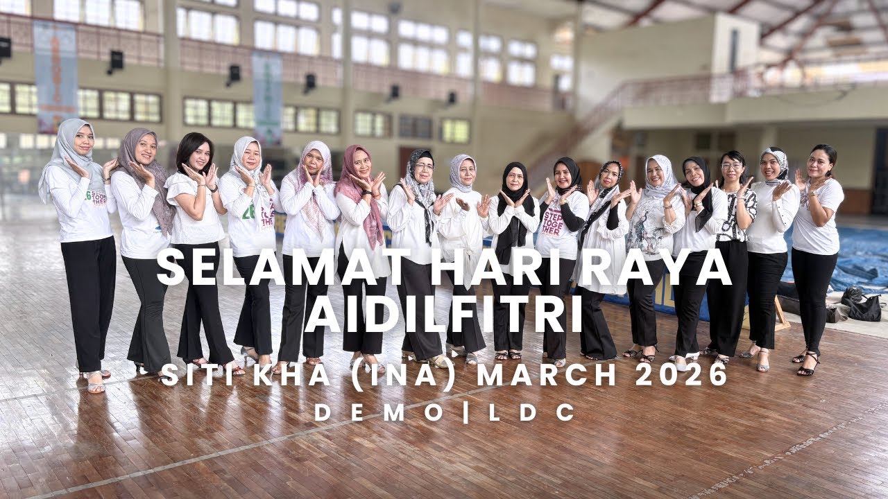 Selamat Hari Raya Aidilfitri • Choreo by Siti Kha (INA) • Line Dance • Demo LDC