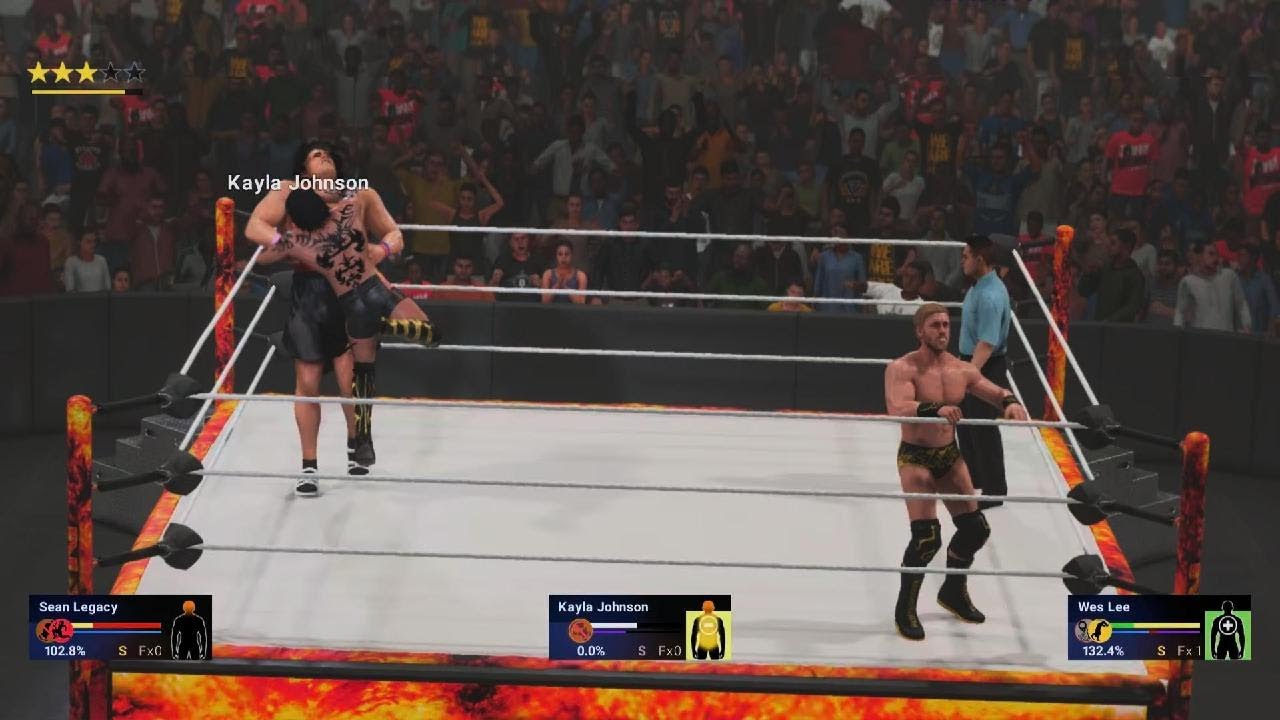 Wes Lee Vs. Sean Legacy Vs. Sean Legacy (Triple Threat/For North American Title)
