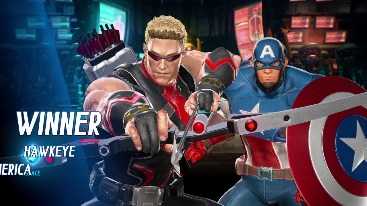 Hawkeye & Captain America Arcade mode | Marvel vs Capcom Infinite